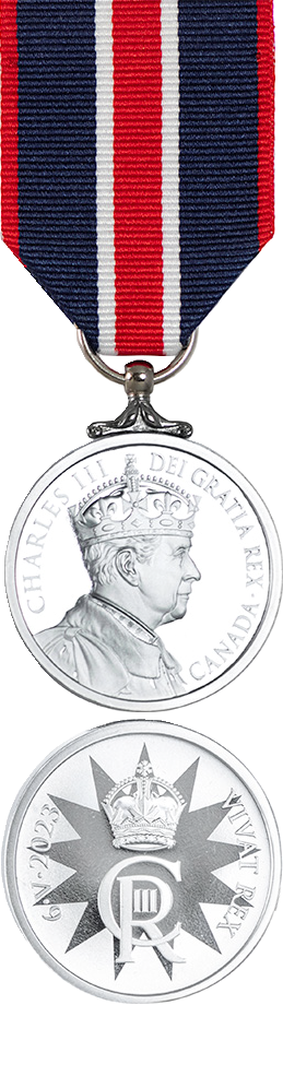 king charles iii coronation medal full nobackground